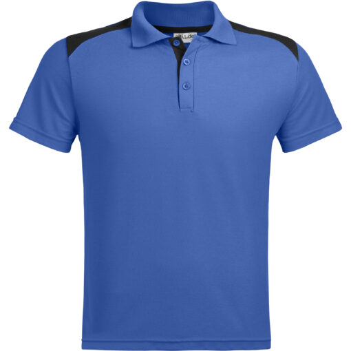 Mens Apex Golf Shirt Royal Blue/Black